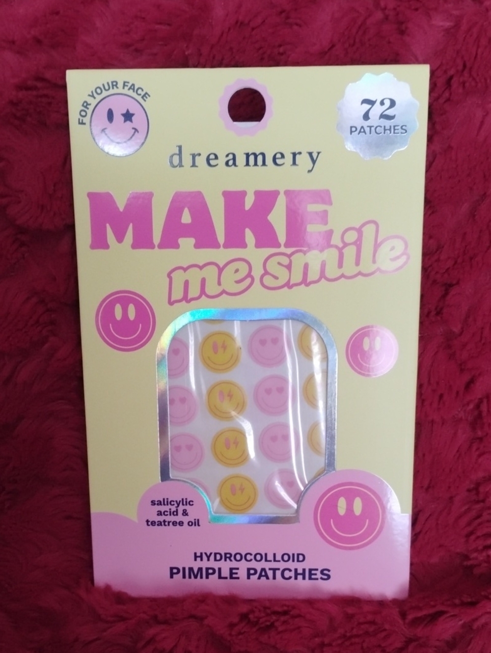 Dreamery Make Me Smile Yellow & Pink Pimple 72 Patches